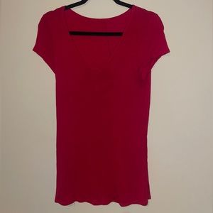 Red v neck